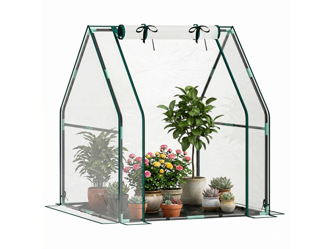 Horno Con Puerta Con Cremallera Y Base Impermeable, 90x90x105cm