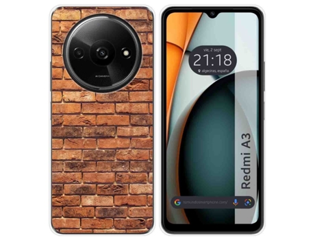 Funda Diseño Ladrillo para Xiaomi Redmi A3 TUMUNDOSMARTPHONE Silicona