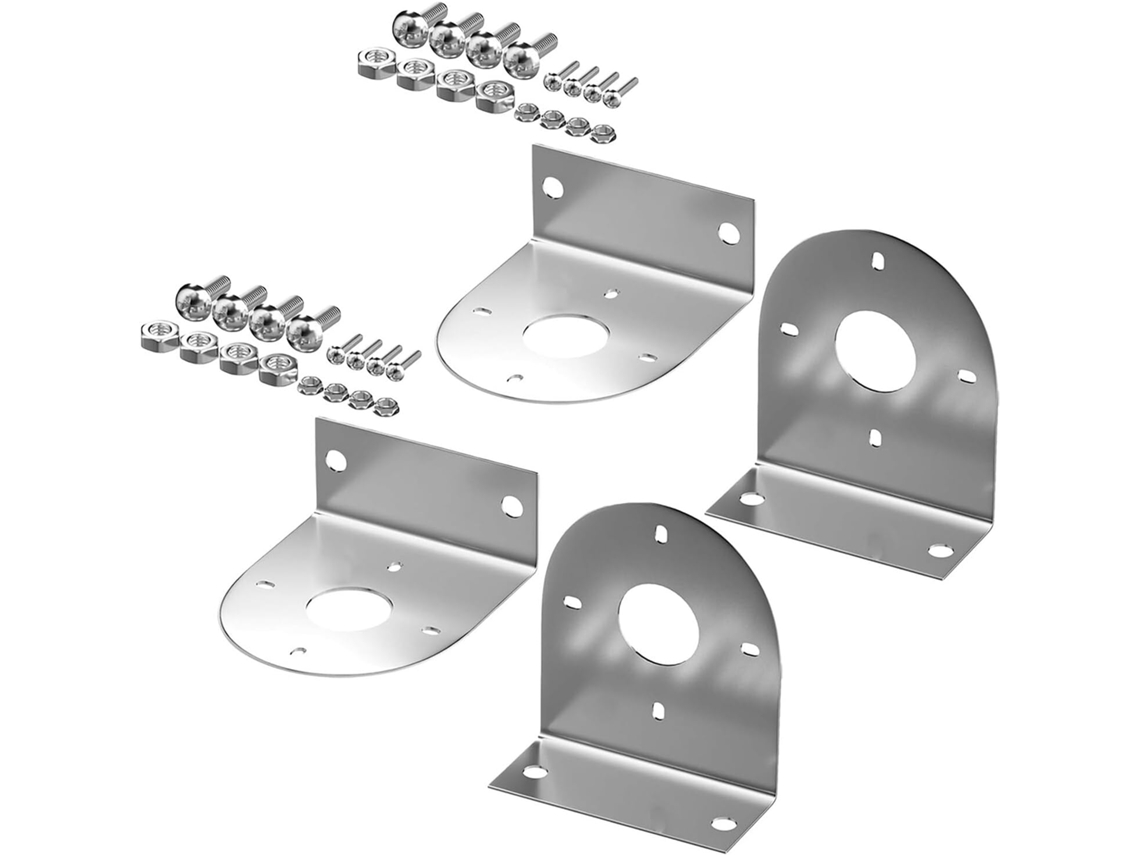 Soporte De Montaje Led De Acero Inoxidable Con Diseño De Sandía, Juego De 2 Soportes En Forma De L.