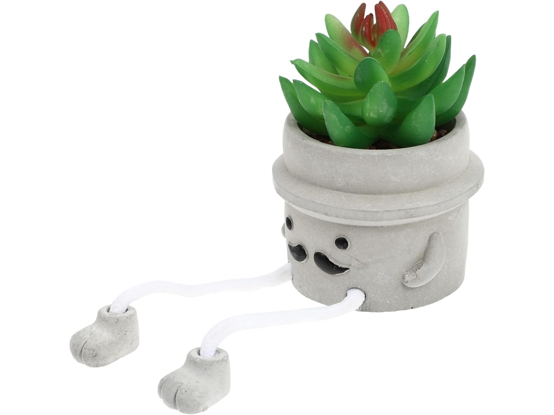 1 Pieza De Planta Suculenta En Maceta Que Simula Un Bonsái Vannier