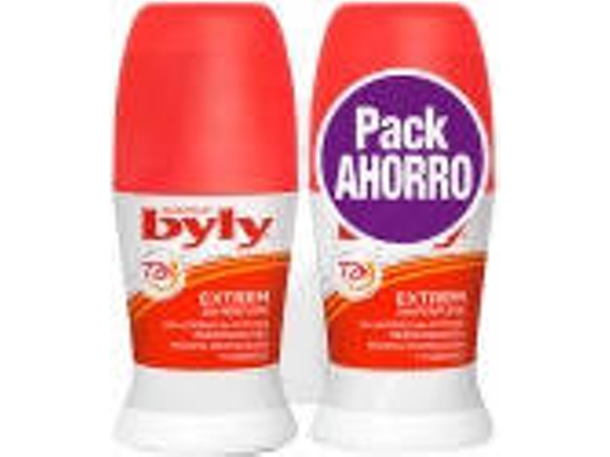 Pack BYLY Extrem 72H Desodorante Roll-On Dos Unidades