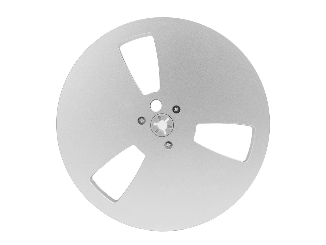 Rollo De Cinta Vacío De Aleación De Aluminio De 7 Pulgadas Y 1/4 De Pulgada Con 3 Orificios Para Grabadora De Cinta De Carrete.