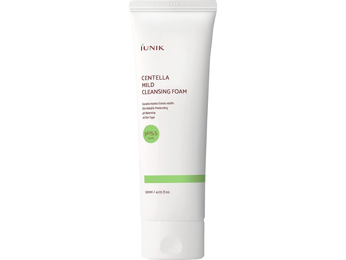 Espuma limpiadora facial de centella asiática 120 ml IUNIK