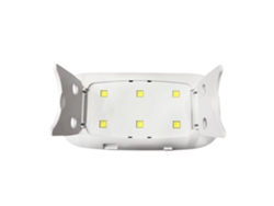 Mini lámpara LED UV Kkml de 6 W, secador de uñas portátil USB para uñas de gel, uso doméstico, regalo ideal.