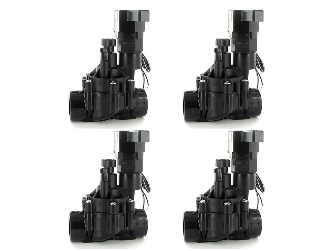 Electroválvula RAIN BIRD 100-DVF con regulador de caudal (Pack x 4) Oferta exclusiva