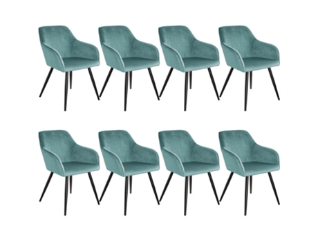 8 Silla TECTAKE De Velvet Marilyn