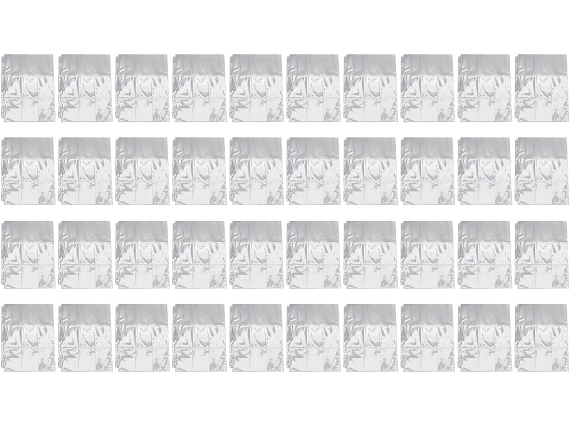 Paquete de 40 fundas de plástico transparente para cromos, láminas de doble cara, SFUSHOS