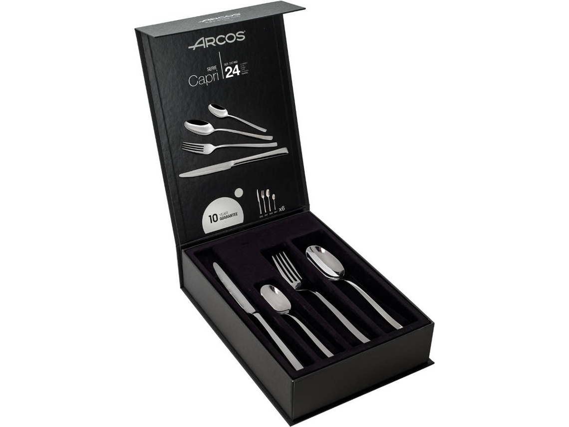 Conjunto de Cubertería ARCOS Capri (24 unds)