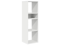 Maison Exclusive - Estantería De Madera Contrachapada Blanco 34x31x112 Cm