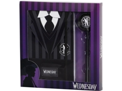 Miércoles Addams Uniforme Cuaderno y Bolígrafo