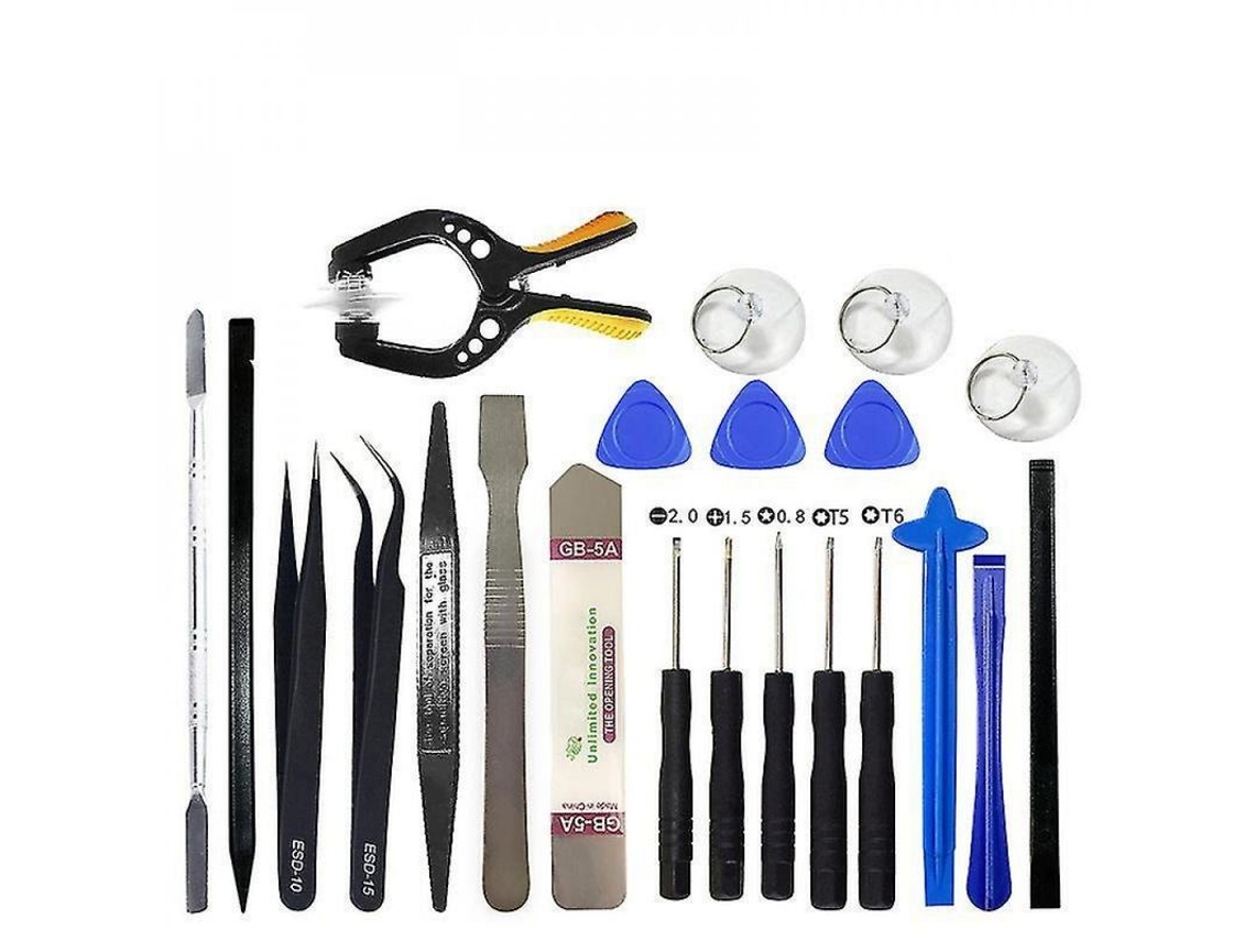 Kit De Herramientas De Reparación De Teléfonos Móviles De 22 Piezas Con Destornillador Y Abridor Para Teléfonos Móviles Y Portátiles Zgj