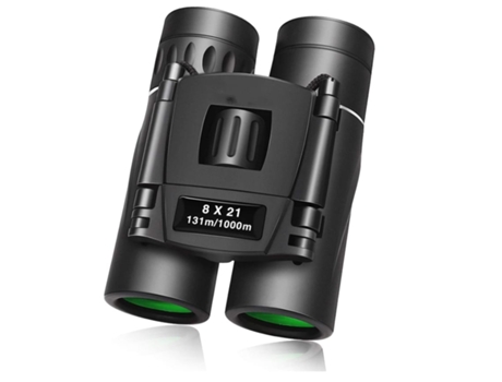 Prismáticos ENZONS 12X42 Impermeable Portátil Compacto Luz Baja Visión Nocturna Bak4 Prism Fmc Hd Clear View Lente Negro-Negro