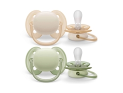 Chupete Ultra Suave 0-6M Niño PHILIPS
