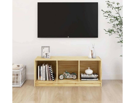 Mueble para la televisión VIDAXL Marrón Madera (104x33x41 cm)