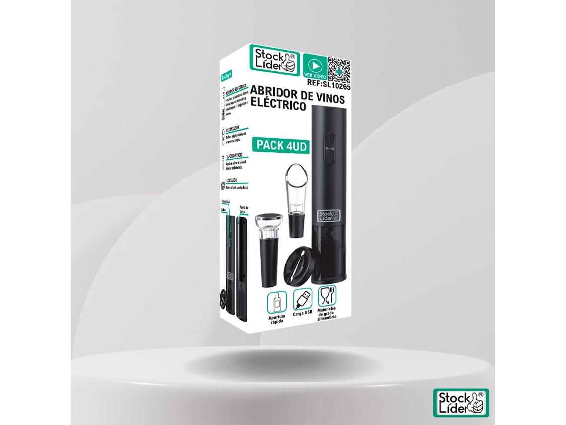 Abridor De Vinos Eléctrico Multi4you