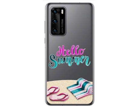 Carcasa Huawei P40 TUMUNDOSMARTPHONE Dibujos Transparente Multicolor