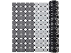 Alfombrilla antideslizante para baño, lavable, con ventosa y masajeador de pies.