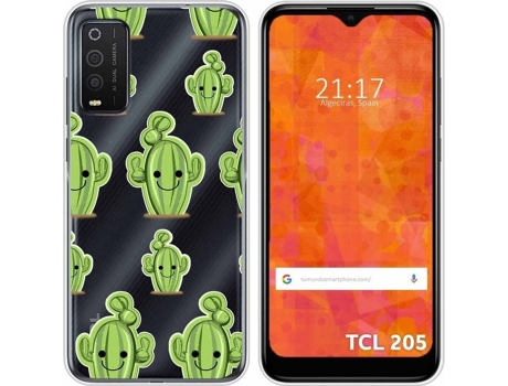 Carcasa TCL 205 TUMUNDOSMARTPHONE Cactus Multicolor