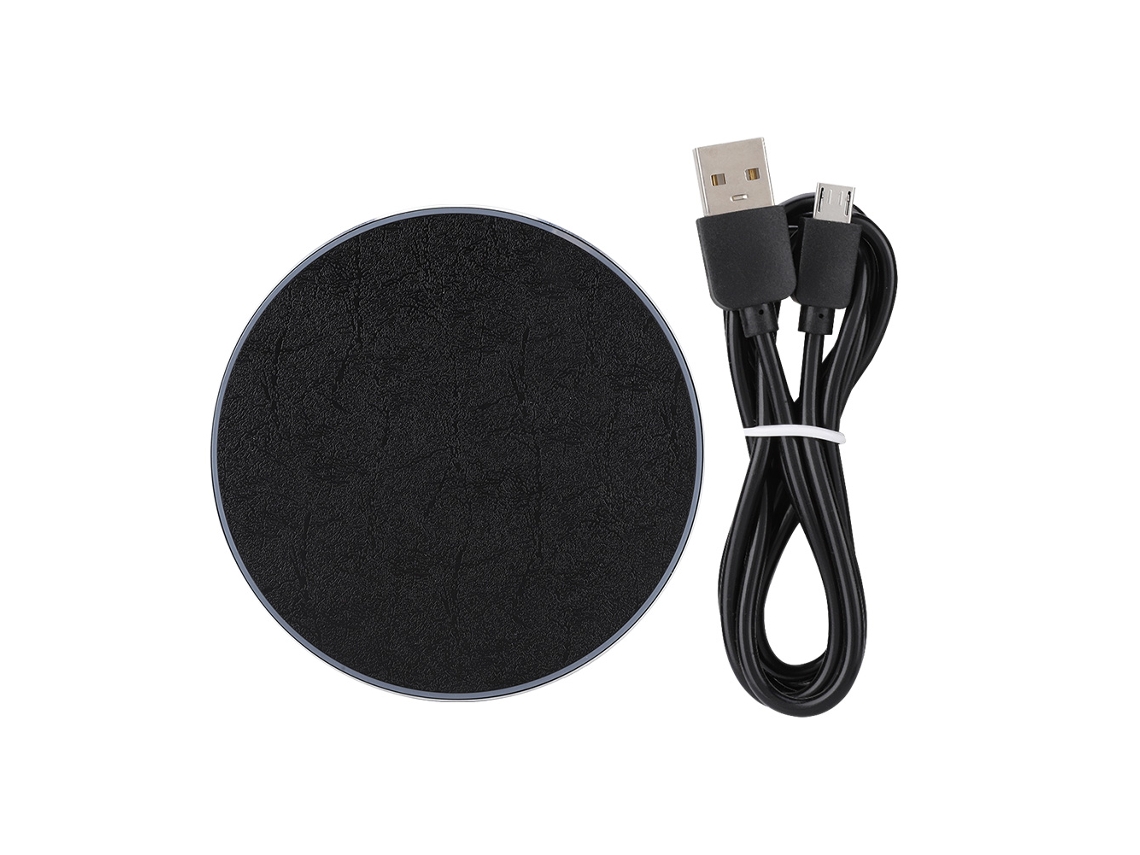 Cargador Inalámbrico 10w De Carga Rápida Base De Carga Inalámbrica Qi Para Samsung Negro