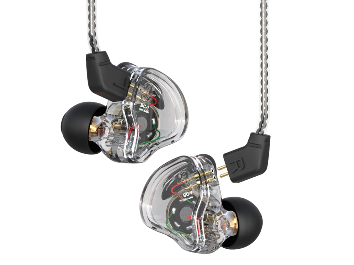 Auriculares Intrauditivos Ccz Melody Con Cancelación De Ruido, Estéreo Hi-fi Y Controladores Dinámicos Con Cable De 10 Mm.
