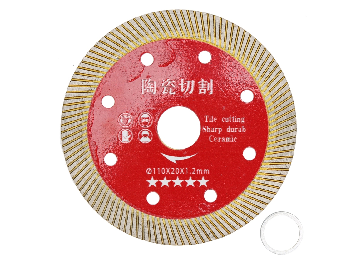 Disco De Corte Cerámico Con Hoja De Sierra De Diamante Para Pulir Porcelana Y Amoladora Angular.