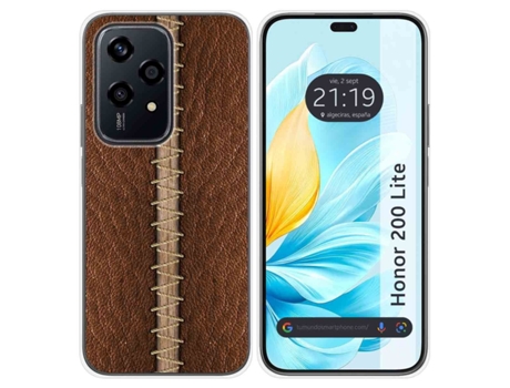 Funda Lite Diseño Cuero para Honor, Huawei 200 Lite 5G TUMUNDOSMARTPHONE Multicolor