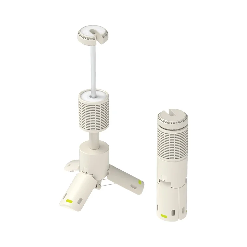 Linterna de camping retráctil - 10000 mAh - Ideal para senderismo, pesca y tiendas de campaña - Con trípode magnético