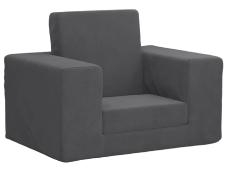 Sofá Cama Para Niños VIDAXL Antracita (53x38x40 cm)