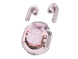 Fones de Ouvido Sem Fio Tws Bluetooth 5.3 com Cancelamento de Ruído e Controles de Toque. MDUG (rosa)