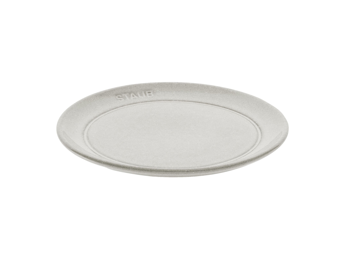 Dining Line Plato plano 15 cm, Cerámica, Blanco trufa STAUB