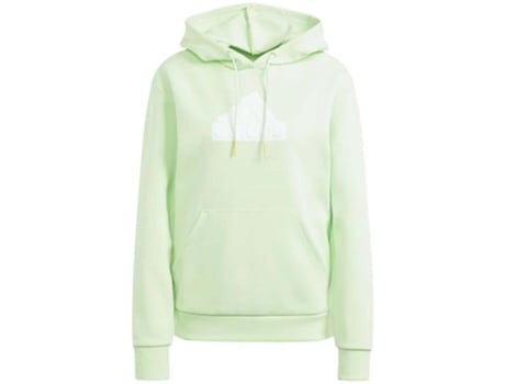 Sudadera de Mujer ADIDAS Capucha Verde (S)