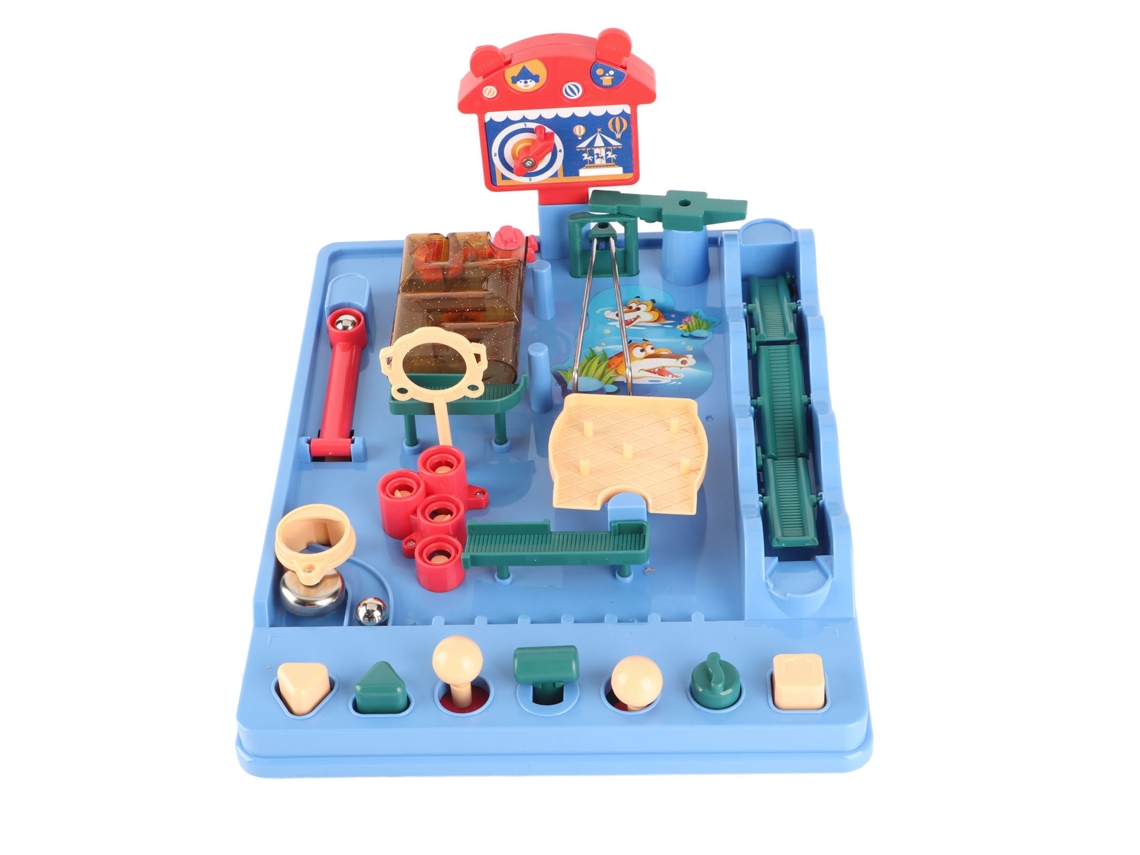 Ats-juguete De Pista De Carreras De Bolas Interactivo Educatsivo Multifuncional Seguro Para Niños Y Niñas