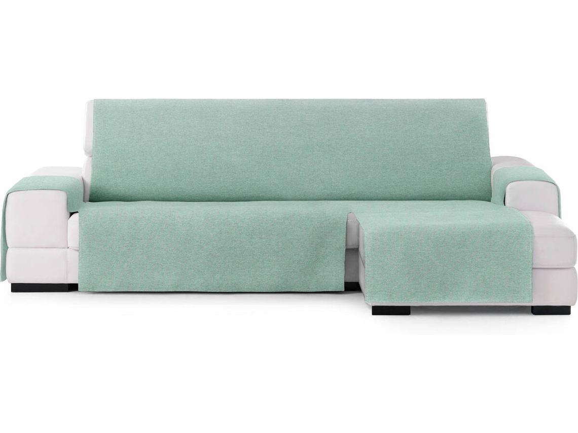 Funda de Chaise Longue Derecha EYSA Extra Prática Premium Valeria Tejido Elástico (293 x 80 x 220 cm - Poliéster y Algodón - Verde)