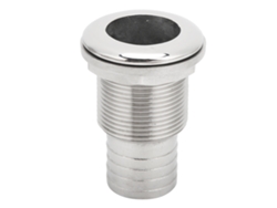 2026-conector De Pasaje Hull Para Barco Marino De Acero Inoxidable Con Barbilla De Manguera 11/4 Pulgada