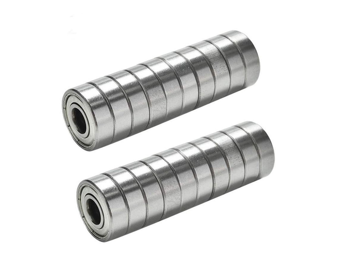 20 Rodamientos De Bolas Miniatura 608zz De 8x22x7 Mm Para Monopatines, Patines, Scooters E Impresoras 3d.