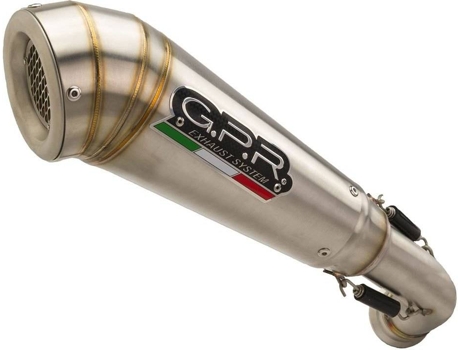 Silenciador GPR EXHAUST SYSTEMS Powercone Evo Gsx-S 750 17-20 Euro 4 Homologado Plata