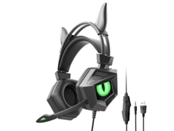 Auriculares Para Juegos Con Cable, Micrófono De Alta Definición Integrado Y Compatibilidad Con Sonido Estéreo 3d.