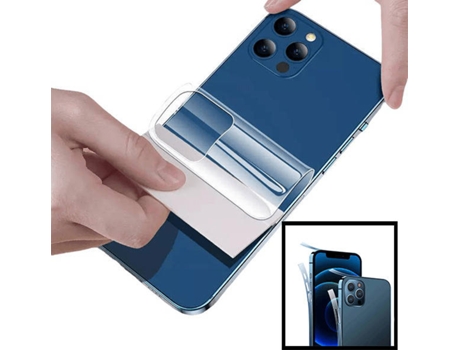 Protector Hidrogel para iPhone XR Full Cover Verso con Bordas Laterais