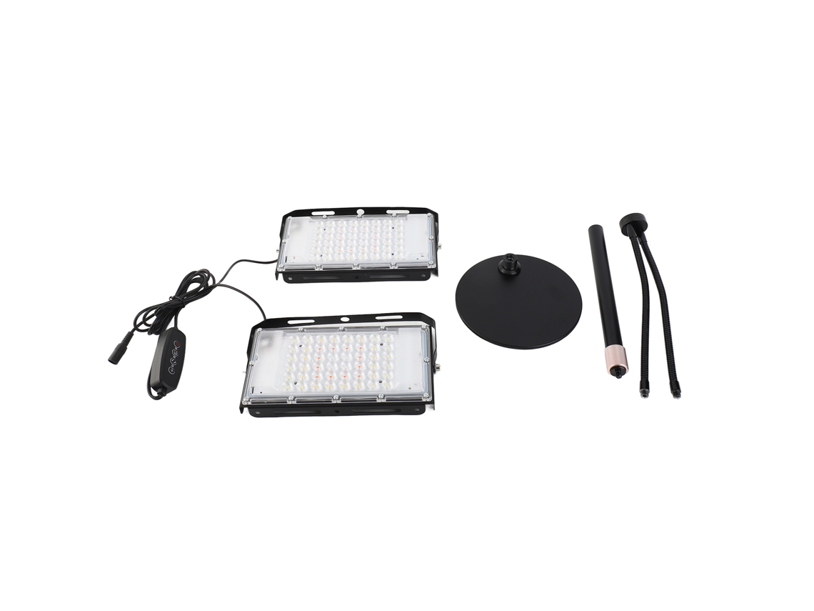 Rebe-lámpara De Crecimiento De Plantas Led De Espectro Completo Con Soporte Ajustable Para Plantas Interiores En El Hogar