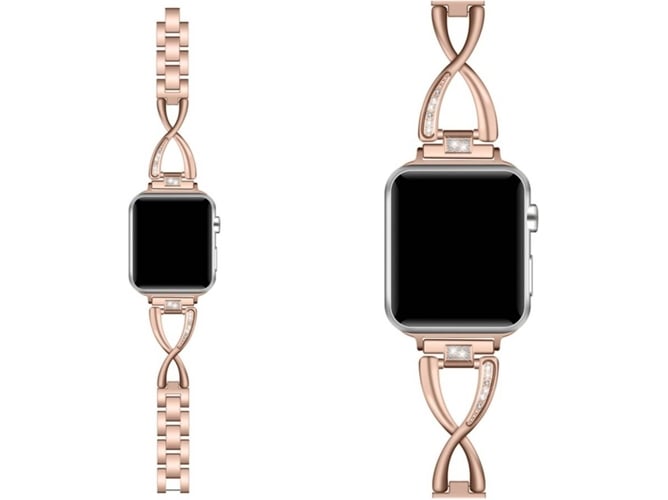 Correa Apple Watch 42 mm WJS Metal Dorado