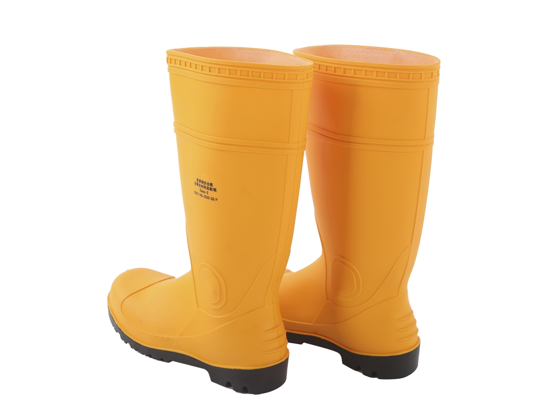 Botas De Seguridad Pvc Ligero Antipinchazos Antihuellas Para Petróleo Química Alimentación Tratamiento De Aguas Residuales(44)