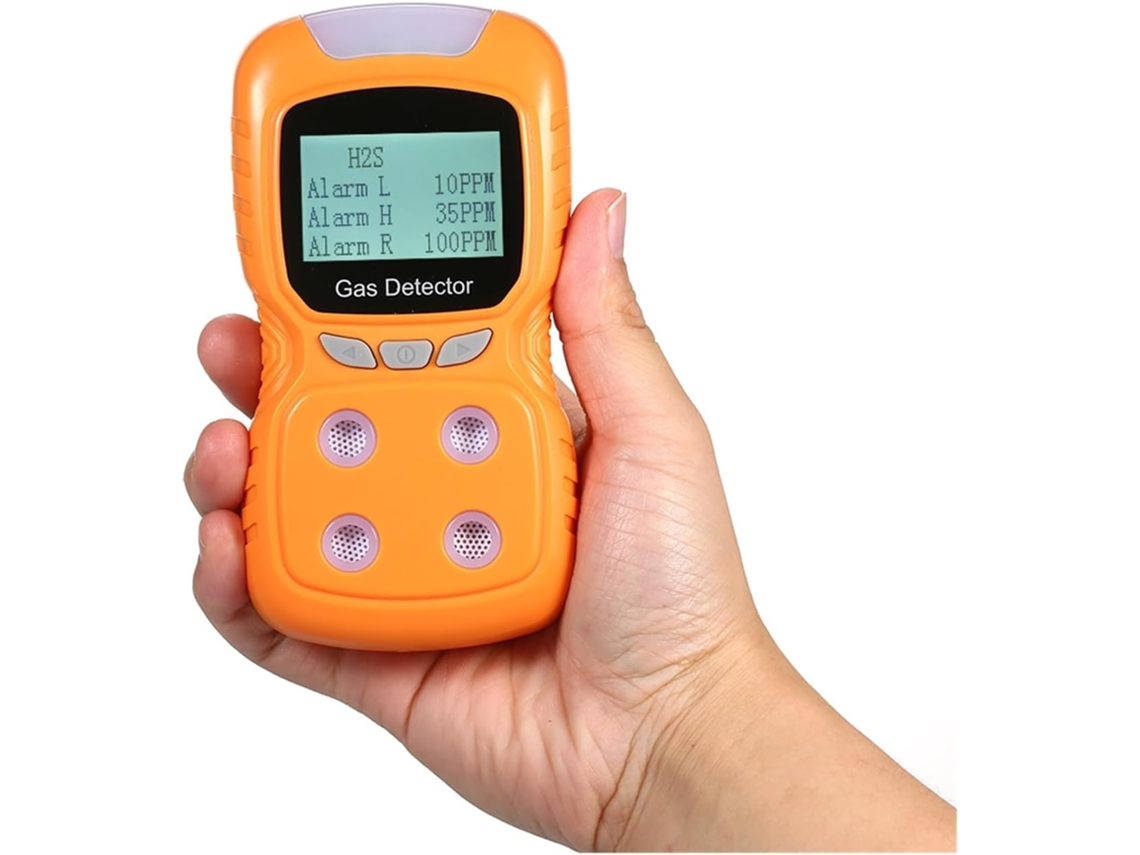 Detector De Gas 4 En 1 Co H₂s O₂ Lel, Moniteur Numérique Portable, Monoxyde Carbone Toxique