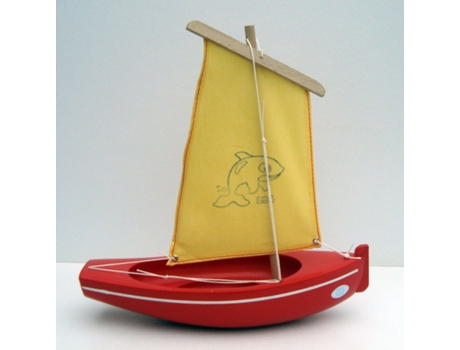 Barco TIROT (Madera - Rojo - 26 cm)