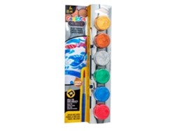 Gouache CARIOCA Metálico 6X25ml Pincel Blíster 40426