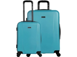 Conjunto de Maletas de Viaje ITACA ABS Azul (135 L)