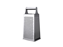 KOFIHETY Rallador cuadrado gourmet, rallador de acero inoxidable, 4 superficies de rallado