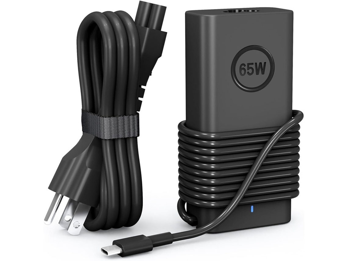 Cargador USB-C de 65 W para Dell Latitude de 5.ª generación y otros portátiles – 20 V 3,25 A