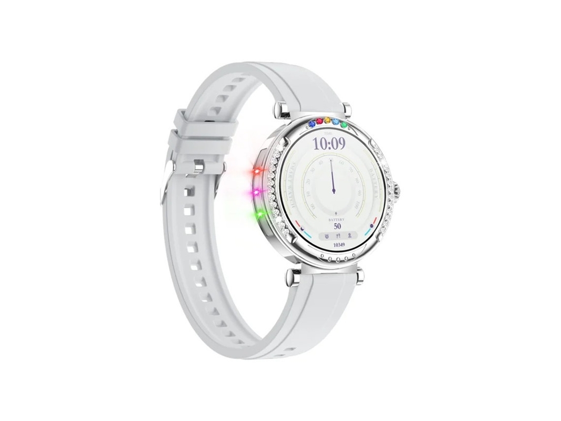 Reloj inteligente CF33 de 1,27 pulgadas, resistente al agua IP67, con más de 100 modos deportivos, color plateado Yizhood