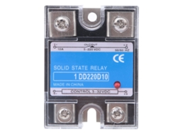 Relé Cc-cc De Estado Sólido, Entrada De 10 A, Salida De 3-32 V Cc, Salida De 5-220 V Cc Con Indicador Led.