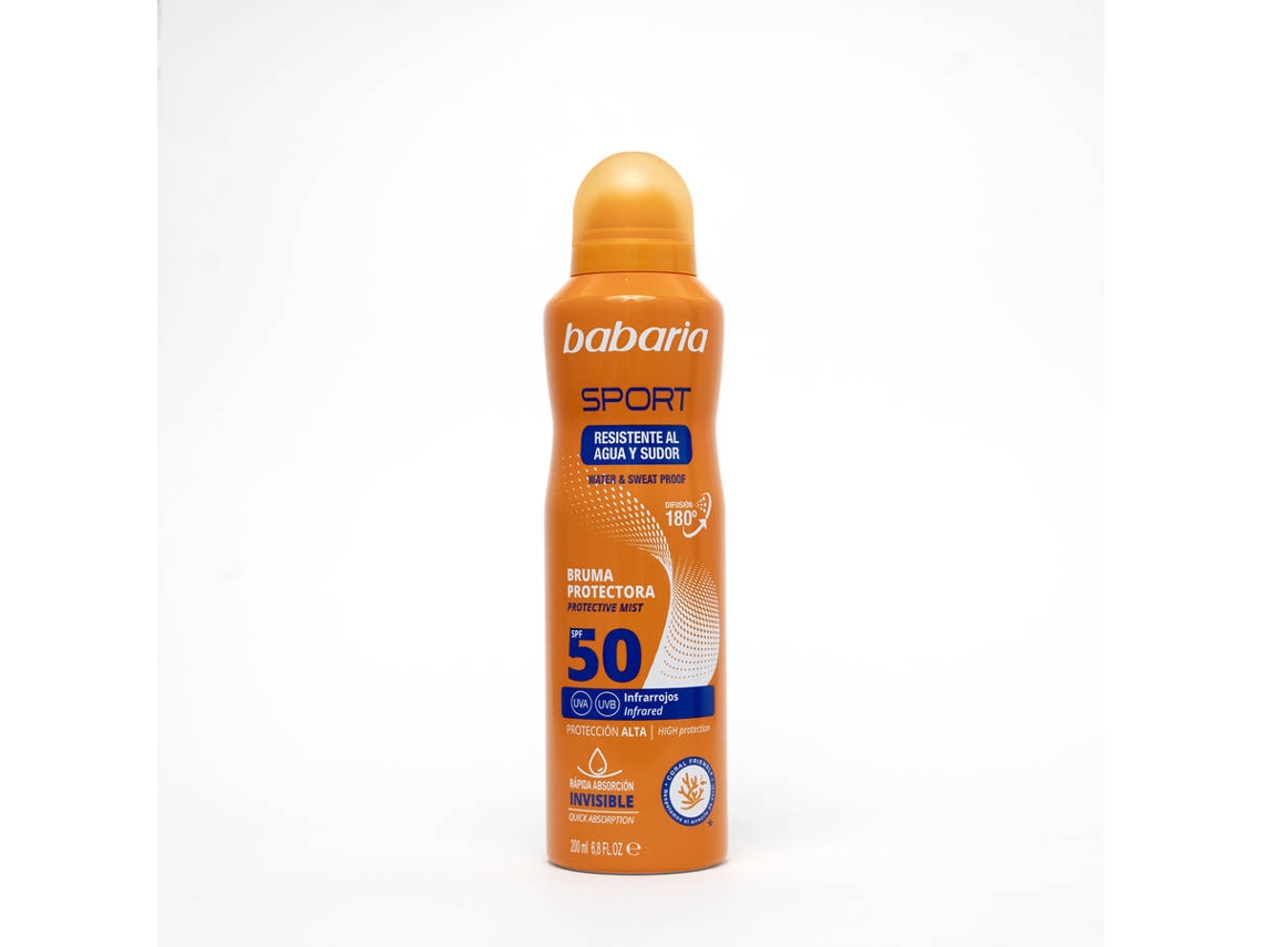 Protector Solar Facial BABARIA Bruma Sport SPF 50 (200 ml)